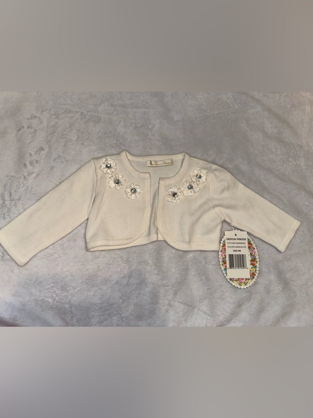 American Princess baby sweater